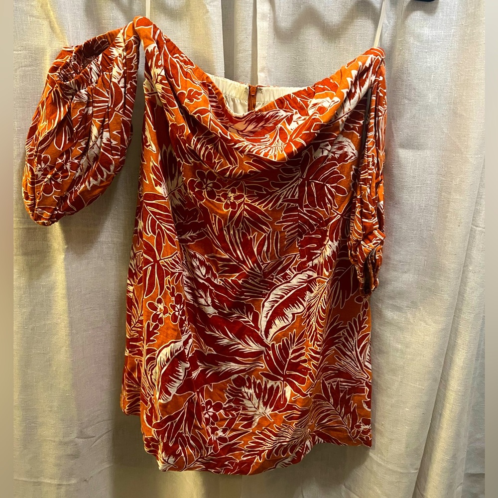 Off shoulder floral dress